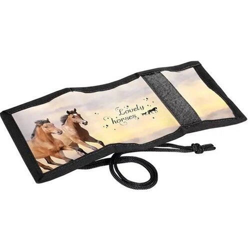 PASO Portemonnee Paarden - 12 x 8.5 cm - Polyester