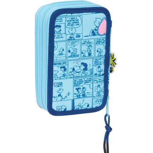 Snoopy Gevuld Etui Love - 37 stuks - 19,5 x 12,5 x 5,5 cm - Polyester