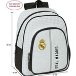 Real Madrid Rugzak White - 33 x 27 x 10 cm - Polyester