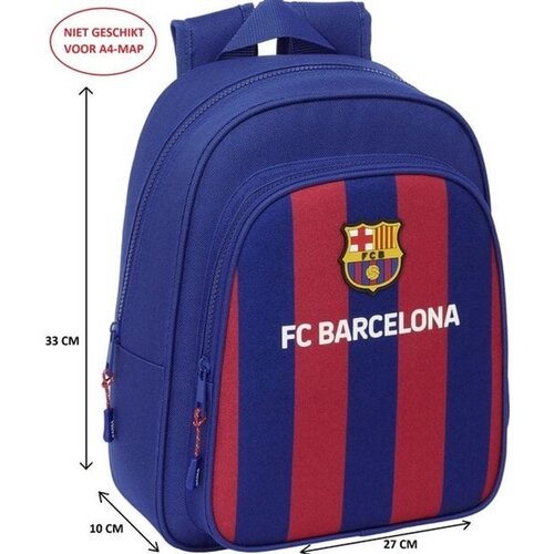 FC Barcelona Rugzak Stripes - 33 x 27 x 10 cm - 9 L - Polyester