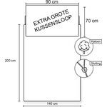 Pokemon Dekbedovertrek Ready for Battle - 140 x 200 cm + 70 x 90 cm - Katoen