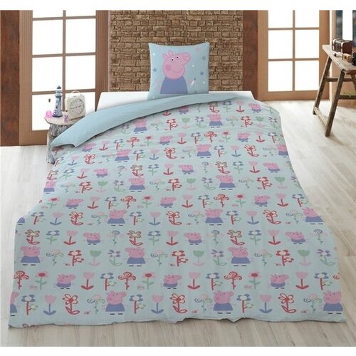 Peppa Pig Dekbedovertrek Best Day - 140 x 200 + 63 x 63 cm - Polyester