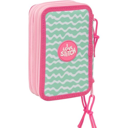 Disney Lilo & Stitch Gevuld Etui Ice - 37 stuks - 19,5 x 12,5 x 5,5 cm - Polyester