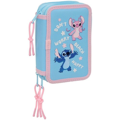Disney Lilo & Stitch Gevuld Etui Happy - 37 stuks - 19,5 x 12,5 x 5,5 cm - Polyester