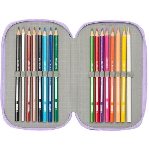 Disney Frozen Gevuld Etui Spirit - 37 stuks - 19,5 x 12,5 x 5,5 cm - Polyester