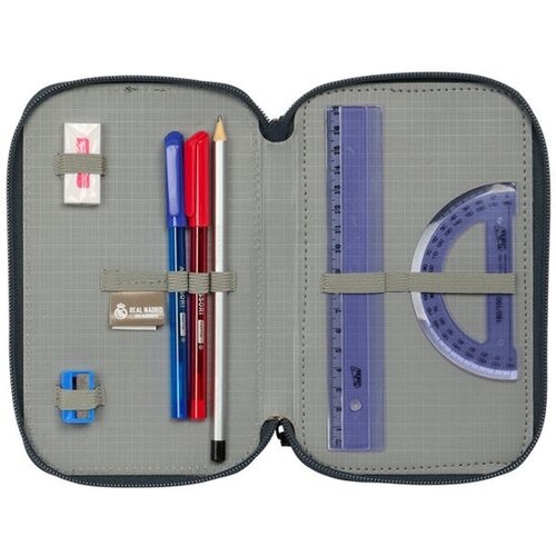 Real Madrid Gevuld Etui Champions - 37 stuks - 19,5 x 12,5 x 5,5 cm - Polyester