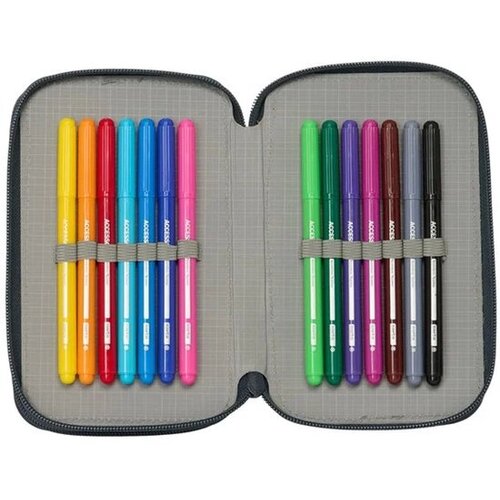 Real Madrid Gevuld Etui Champions - 37 stuks - 19,5 x 12,5 x 5,5 cm - Polyester