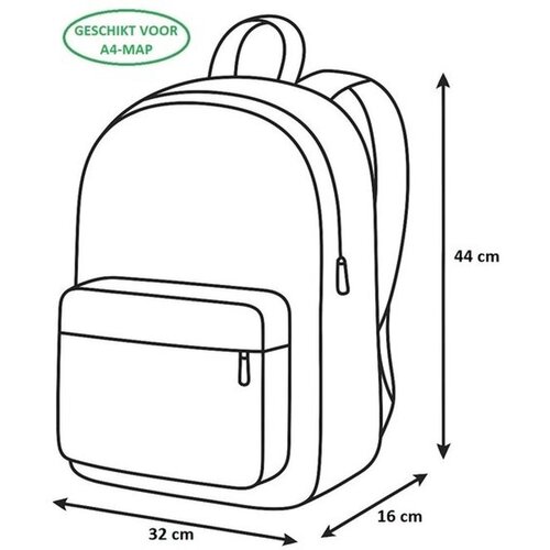 Real Madrid Rugzak Champions - 44 x 32 x 16 cm - Polyester