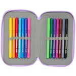 Unicorn Academy Gevuld Etui Rainbow - 37 stuks - 19.5 x 12.5 x 5.5 cm - Polyester