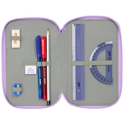 Unicorn Academy Gevuld Etui Rainbow - 37 stuks - 19.5 x 12.5 x 5.5 cm - Polyester