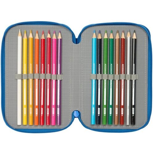 Superman Gevuld etui Superhero - 37 stuks - 19.5 x 12.5 x 5.5 cm - Polyester