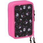 Hello Kitty Gevuld etui Kuromi - 37 stuks - 19.5 x 12.5 x 5.5 cm - Polyester