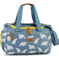 Schoudertas Polar Bear - 35 x 21 x 18 cm - Grijsblauw - Polyester