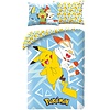 Pokemon Dekbedovertrek, Junior - 140 x 200 + 70 x 90 cm - Polyester