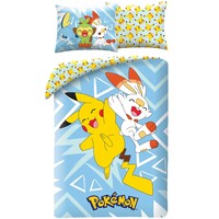 Pokemon Dekbedovertrek, Junior - 140 x 200 + 70 x 90 cm - Polyester