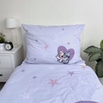 Disney Lilo & Stitch Dekbedovertrek Hart - Eenpersoons - 140 x 200 cm  - Katoen