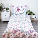Disney Aristocats Dekbedovertrek, Flowers - 140 x 200 + 70 x 90 cm - Katoen