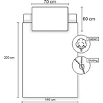 Disney Minnie Mouse Dekbedovertrek, Pretty Pink - Eenpersoons - 140 x 200 + 60 x 70 cm - Katoen