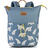 Glühwürmchen Rugzak Polar Bear - 33 x 32 x 11 cm - Grijsblauw - Polyester