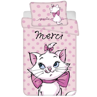 Disney Aristocats BABY Dekbedovertrek, Merci - 135 x 100 cm - Katoen