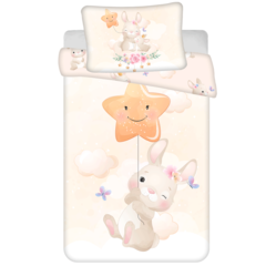 Sweet Home BABY Dekbedovertrek, Bunny - 135 x 100 cm - Katoen