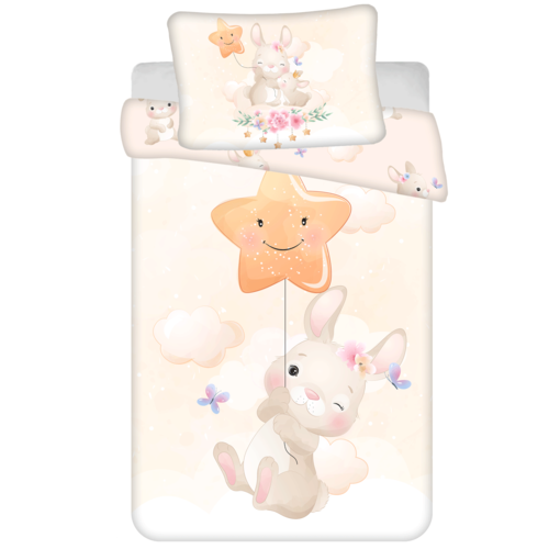 Sweet Home BABY Dekbedovertrek, Bunny - 135 x 100 cm - Katoen