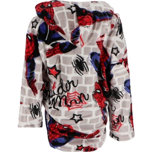 Spiderman Hoodie Fleece deken, Spider - Kind - One Size (7-14 jaar) - Polyester