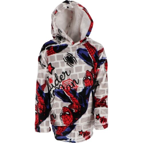 Spiderman Hoodie Fleece deken, Spider - Kind - One Size (7-14 jaar) - Polyester