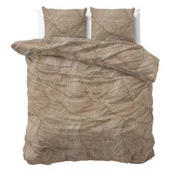 Sleeptime Dekbedovertrek Amber Beige/bruin