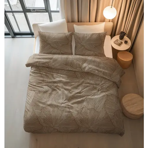 Sleeptime Dekbedovertrek Amber Beige/bruin