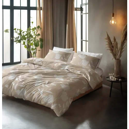 Sleeptime Dekbedovertrek Spring Zand/Beige