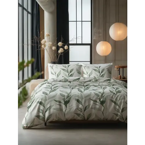 Sleeptime Dekbedovertrek Urban Greenhouse Groen