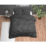 Sleeptime Dekbedovertrek - 240x200/260 + 2 kussenslopen 60x70 - Zwart - Lits-Jumeaux