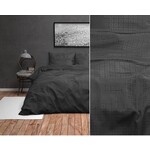 Sleeptime Dekbedovertrek - 240x200/260 + 2 kussenslopen 60x70 - Zwart - Lits-Jumeaux