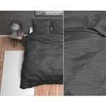 Sleeptime Dekbedovertrek - 240x200/260 + 2 kussenslopen 60x70 - Zwart - Lits-Jumeaux