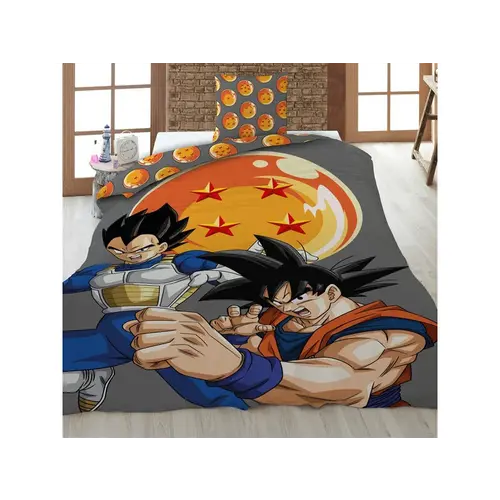 Dragon Ball Z Dekbedovertrek Vegeta - 140 x 200 + 65 x 65 cm - Polykatoen