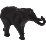 Koopman 2 Pack - OLIFANT GEOMETRISCH 25X15CM - Beige en zwart