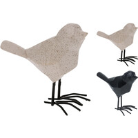 Koopman 2 Pack - VOGEL GEOMETRISCH 83MM - Beige en zwart