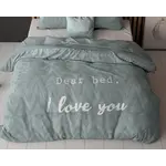Sleeptime Dekbedovertrek I Love Bed Groen