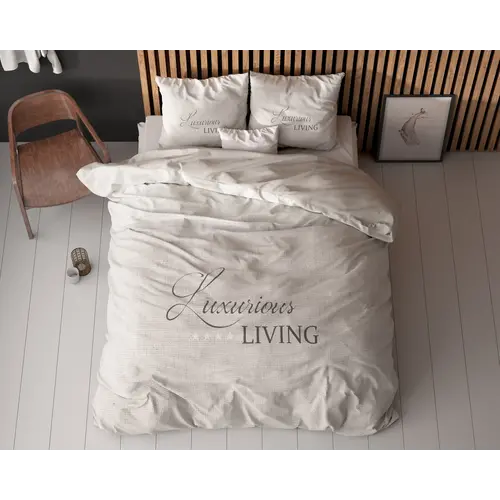 Sleeptime Dekbedovertrek Luxurious Living Zand
