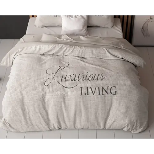 Sleeptime Dekbedovertrek Luxurious Living Zand