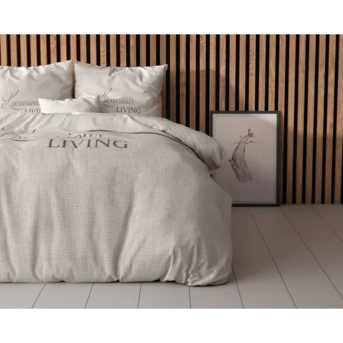 Sleeptime Dekbedovertrek Luxurious Living Zand