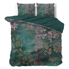 Sleeptime Dekbedovertrek Raddison Flower Groen