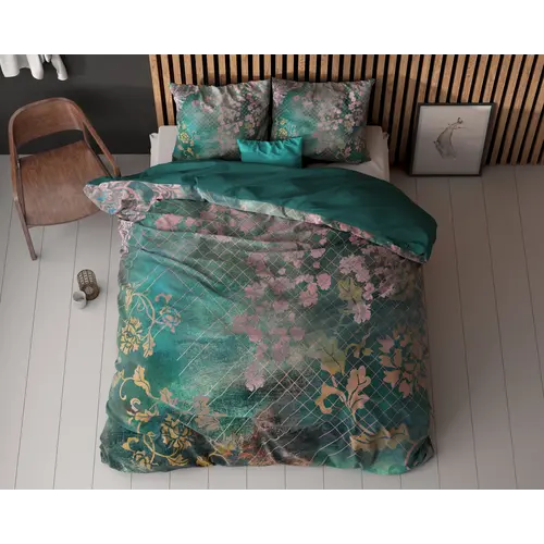 Sleeptime Dekbedovertrek Raddison Flower Groen
