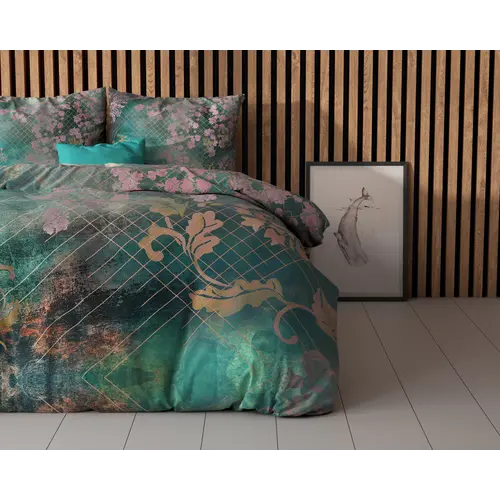 Sleeptime Dekbedovertrek Raddison Flower Groen
