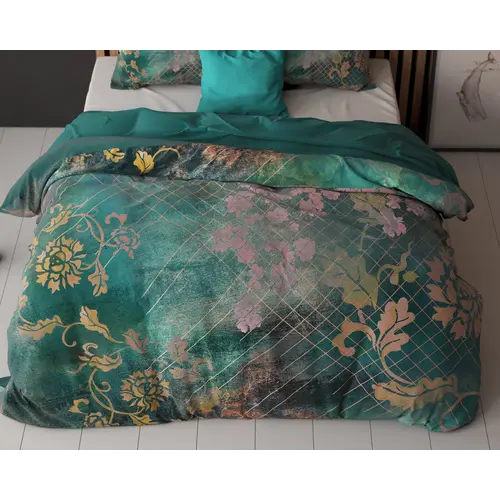 Sleeptime Dekbedovertrek Raddison Flower Groen