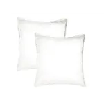 Matt & Rose Dekbedovertrek Wit - 260 x 240 + 2x 65 x 65 cm - Gewassen Katoen