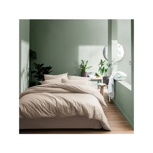 Matt & Rose Dekbedovertrek Naturel - 260 x 240 + 2x 65 x 65 cm - Gewassen Katoen