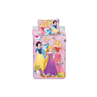 Disney Princess dekbedovertrek - Eenpersoons - 140 x 200 cm / 60 x 70 cm - Katoen
