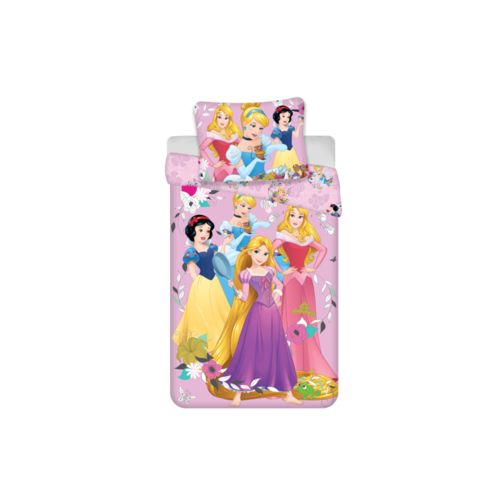 Disney Princess dekbedovertrek - Eenpersoons - 140 x 200 cm / 60 x 70 cm - Katoen